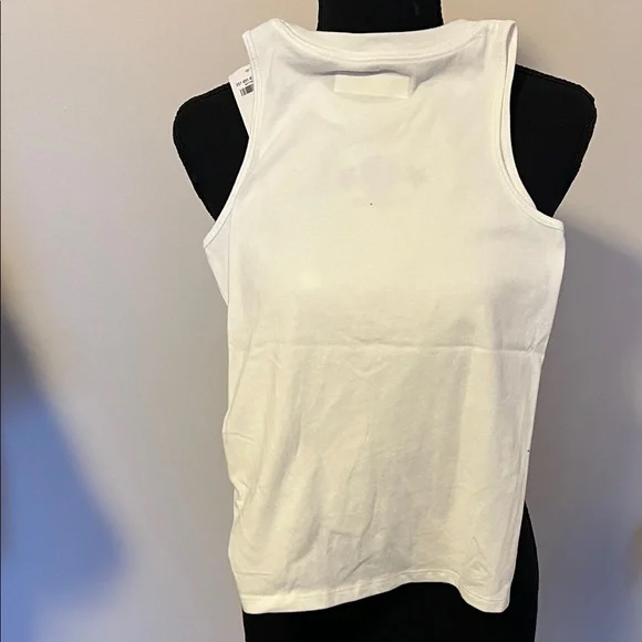 Abercrombie & Fitch Kids White Tank with Blue Shell Design - Picture 5 of 5